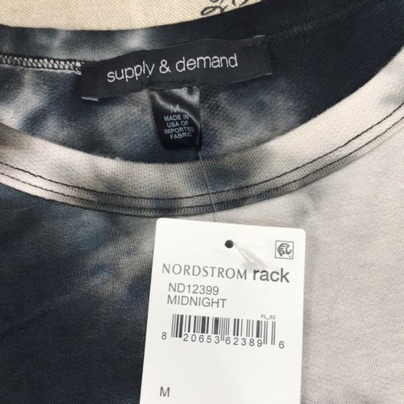 SUPPLY & DEMAND Tie-dyed Long-sleeve Top - Picture 4 of 4